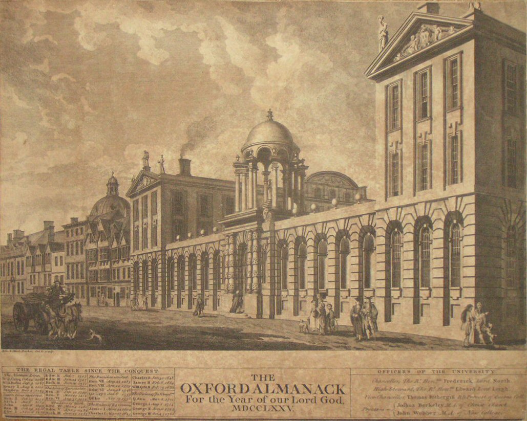 Print - (Queen's College) - Rooker